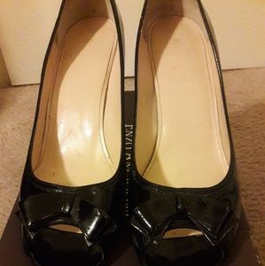 Patent Peeptoe Bow Pump